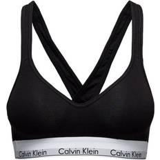 Calvin Klein Dam - Elastan/Lycra/Spandex - Långa kjolar Kläder Calvin Klein Modern Cotton Lift Bralette - Black