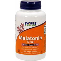 C-vitaminer - Kisel Vitaminer & Kosttillskott NOW Melatonin 5mg 180 st