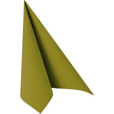 Papstar Napkins Royal Collection 1/4 Fold Olive Green 20-pack