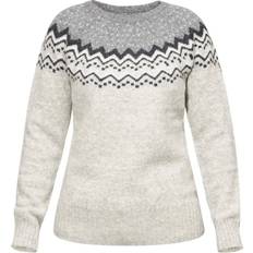 38 - Dam - Stickad tröjor Fjällräven Övik Knit Sweater W - Grey