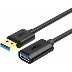 Unitek USB-kabel Kablar Unitek USB A-USB A 3.0 M-F 2m