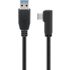 MicroConnect USB A-USB C - USB-kabel Kablar MicroConnect 90°Angled USB A - USB C 3.1 (Gen.1) 0.5m