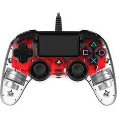Nacon 2 - PlayStation 4 Handkontroller Nacon Wired Illuminated Compact Controller - Red