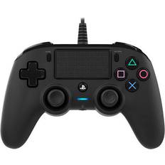 PlayStation 4 - Svarta Handkontroller Nacon Wired Compact Controller (PS4 ) - Black