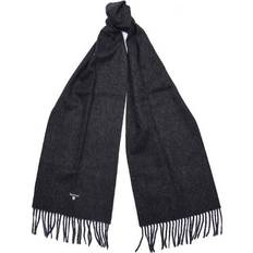 Barbour Ull Accessoarer Barbour Plain Lambswool Scarf - Charcoal/Grey
