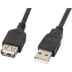USB A-USB A - USB-kabel Kablar Lanberg USB A-USB A M-F 2.0 5m