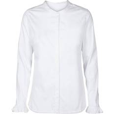 Dam - Elastan/Lycra/Spandex - Vita Överdelar Mos Mosh Mattie Shirt - White