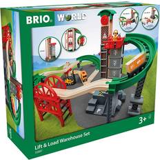 BRIO Leksaksfordon BRIO Lift & Load Warehouse Set 33887
