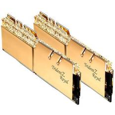 G.Skill 16 GB - 3200 MHz - DDR4 RAM minnen G.Skill Trident Z Royal RGB Gold DDR4 3200MHz 2x8GB (F4-3200C16D-16GTRG)