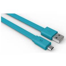 Platt - USB A-USB Micro-B - USB-kabel Kablar KIT Fresh USB A-USB Micro-B 2.0 1m