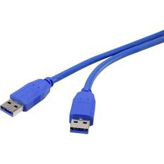 Renkforce USB A-USB A - USB-kabel Kablar Renkforce USB A - USB A 3.0 1m