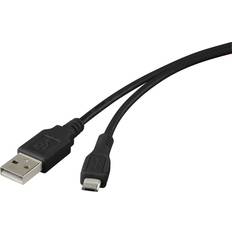 Renkforce USB A-USB Micro-B - USB-kabel Kablar Renkforce USB A - USB Micro-B 2.0 0.3m
