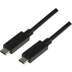 LogiLink USB C-USB C - USB-kabel Kablar LogiLink USB C-USB C 3.1 (Gen.2) 0.5m