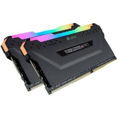 Corsair 32 GB - 3333 MHz - DDR4 - Svarta RAM minnen Corsair Vengeance RGB LED Pro Black DDR4 3333MHz 2x16GB (CMW32GX4M2C3333C16)