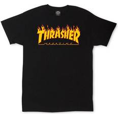 Thrasher Magazine T-shirts & Linnen Thrasher Magazine Flame T-shirt - Black