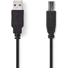 Nedis USB A-USB B - USB-kabel Kablar Nedis USB A-USB B 2.0 3m