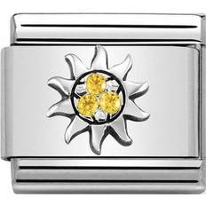 Nomination Composable Classic Sun Link Charm - Silver/Yellow