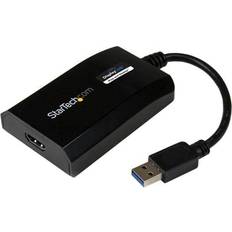 Rund - Standard HDMI-Standard HDMI - USB-kabel Kablar StarTech USB A-HDMI M-F 0.9m