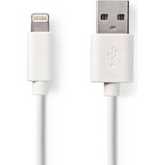 Nedis USB-kabel Kablar Nedis USB A - Lightning 3m