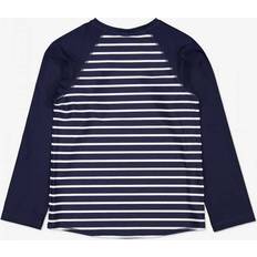 UV-tröjor Polarn O. Pyret Randig UV-tröja - Mörk Marinblå (60403270-483)