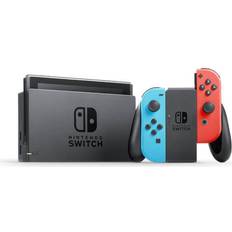 Bärbar Spelkonsoler Nintendo Switch Neon Blue + Neon Red Joy-Con 2019