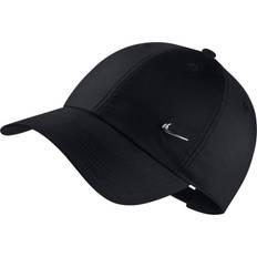 Nike Dam - S Kepsar Nike Metal Swoosh H86 Hat Unisex - Black/Metallic Silver