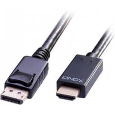 DisplayPort-kablar Lindy Passive 4K HDMI - DisplayPort 1m