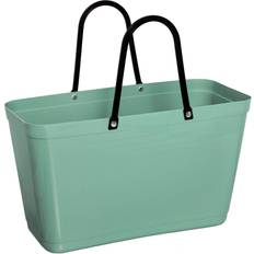 Hinza Plast Toteväskor Hinza Shopping Bag Large (Green Plastic) - Olive Green