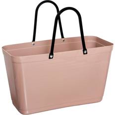 Hinza Handväskor Hinza Shopping Bag Large (Green Plastic) - Nougat