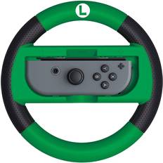 Hori Rattar & Racingkontroller Hori Nintendo Switch Mario Kart 8 Deluxe Racing Wheel Controller (Luigi) - Black/Green