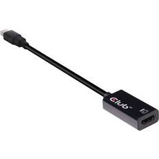 Club 3D HDMI-kablar Club 3D HDMI-DisplayPort Mini M-F 0.2m