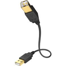 Inakustik USB-kabel Kablar Inakustik Premium High Speed USB A-USB B 2.0 2m