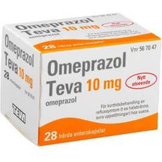 Omeprazole Receptfria läkemedel Omeprazol Teva 10mg 28 st