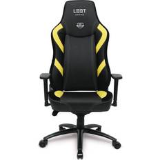 Justerbart ryggstöd Gamingstolar på rea L33T E-Sport Pro Excellence L Gaming Chair - Black/Yellow