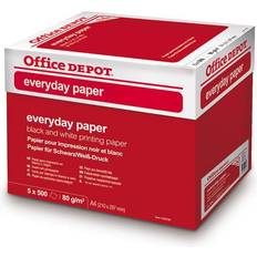 Kopieringspapper 80g a4 hålat Office Depot Everyday Paper A4 80g/m² 2500st