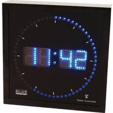 Digital - Radiokontrollerad Klockor Balance Time LED Väggklocka 34.2cm