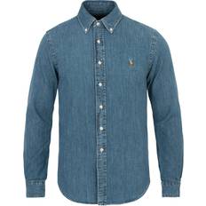 Blåa - Herr - Jeansskjortor Polo Ralph Lauren Classic Fit Denim Shirt - Denim
