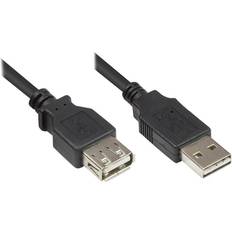 Good USB A-USB A - USB-kabel Kablar Good Easy USB A-USB A M-F 2.0 5m