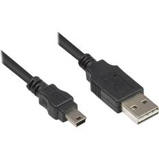 Good USB-kabel Kablar Good USB A-USB Mini-B 2.0 0.5m