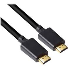 HDMI-kablar - Standard HDMI-Standard HDMI - Svarta Club 3D Gold HDMI-HDMI 1m
