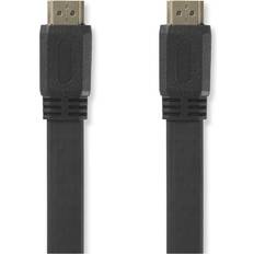 HDMI-kablar - Platt Nedis Flat High Speed with Ethernet HDMI-HDMI 1.5m