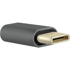 Qoltec Kabeladaptrar Kablar Qoltec USB C-USB Micro B M-F 3.1 Adapter