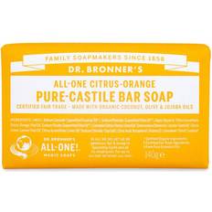 Dr. Bronners Bad- & Duschprodukter Dr. Bronners Pure Castile Bar Soap Citrus Orange 140g