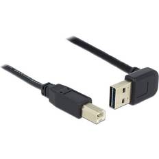 DeLock USB A-USB B - USB-kabel Kablar DeLock Easy-USB USB A-USB B 2.0 Angled 5m