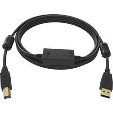 Vision USB-kabel Kablar Vision Ferrite USB A-USB B 2.0 15m