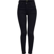 Lee Dam - Skinnjackor - Svarta - W30 Jeans Lee Scarlett High Skinny Jeans - Black Rinse