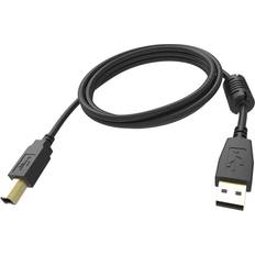 Vision USB-kabel Kablar Vision Ferrite USB A-USB B 2.0 5m