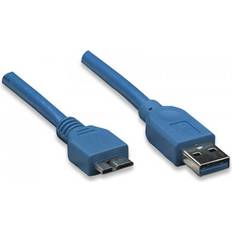 Techly USB-kabel Kablar Techly USB A-USB Micro-B 3.0 2m