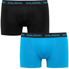 Salming Blåa - Herr Kalsonger Salming Freeland Boxer 2-pack - Black/Blue