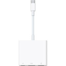 Kabeladaptrar - Standard Speed Kablar Apple Lighting-HDMI/USB-C M-F Adapter